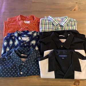 Short Sleeve Button Down Bundle. All size large